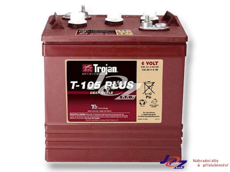 Trakční baterie Trojan T 105 Plus, 225Ah, 6V
