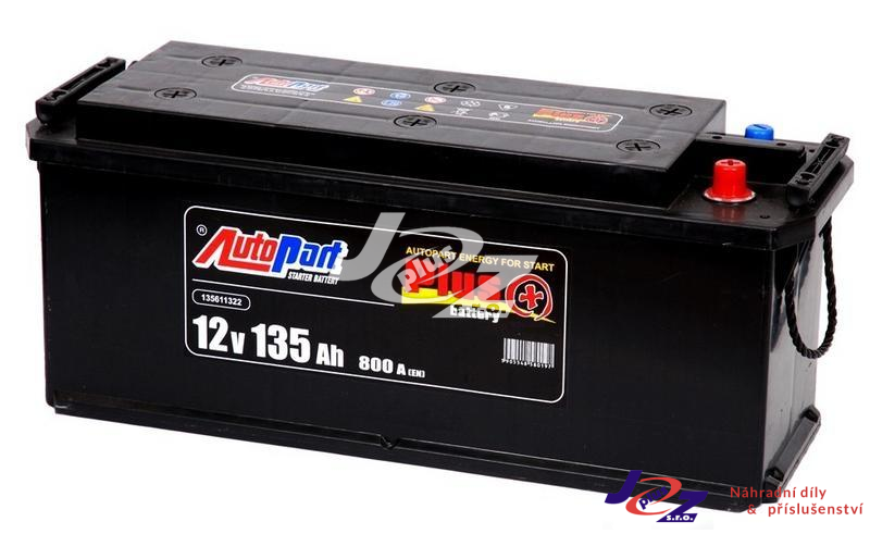 Autobaterie 12V 135Ah  PLUS - Autopart