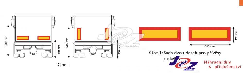 Reflexní tabule 565x200 vlek-samolepící70.00(99211