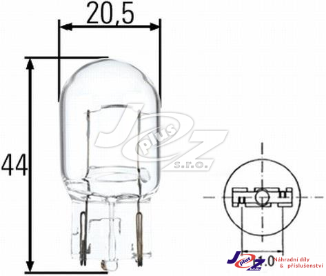 Autožárovka 12/ 21  W3x16d