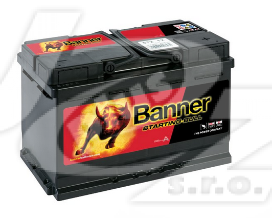 Autobaterie Banner Starting Bull 572 12, 72Ah, 12V ( 57212 )